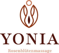 Logo der Yonia Rosenblütenmassage im Footer